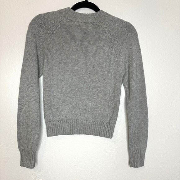 Rachel Antonoff Greyhound Dog Sweater Grey Alpaca Blend XS $348 Stan EUC - Picture 6 of 7